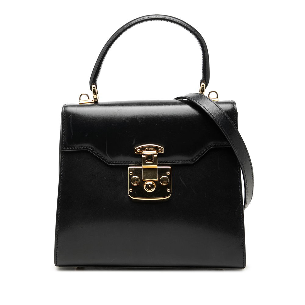 Pre-Loved Gucci Smooth Calfskin Lady Lock Satchel